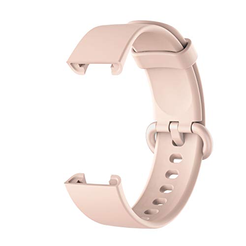 Silikon Kautschuk Uhrenarmband Kompatibel mit Xiaomi Reami Active,Uhrenarmband mit Schnellverschluss Ersatzbänder,Damen Herren Armband Smartwatch Uhren Zubehör (One Size) von Generic