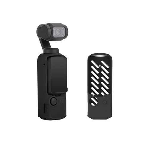 Silikon-Schutzhülle für DJI OSMO POCKET 3, rutschfeste Schutzhülle für Handheld Gimbal Kamera Zubehör (schwarz) von Generic