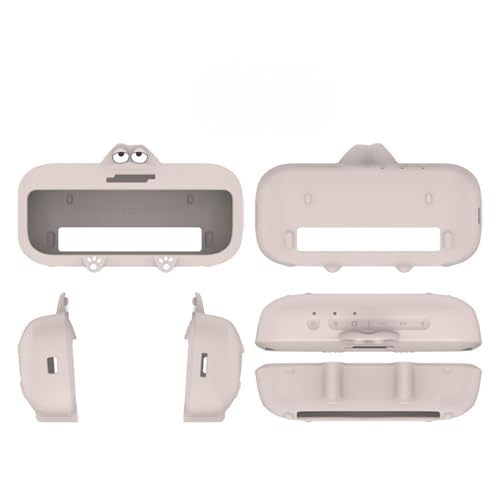 Silikonhülle kompatibel mit Bose SoundLink Flex Tragbarer Bluetooth Lautsprecher (2. Gen.) Cartoon Silikon-Schutzhülle, Hülle, Handtasche, Box, Case Zubehör (Grau,4.2 * 11.6 * 22.2CM) von Generic