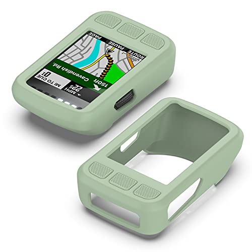 Silikonhülle kompatibel mit Wahoo Elemnt Bolt V2 GPS Radfahren/Fahrrad Computer Bundle Schutzhülle Skin Protector Bumper Zubehör (Grün) von Generic