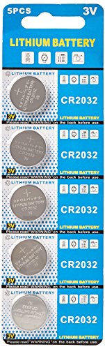 Slighttech CR2032 Batterie-Pack, 5 Stück von Generic