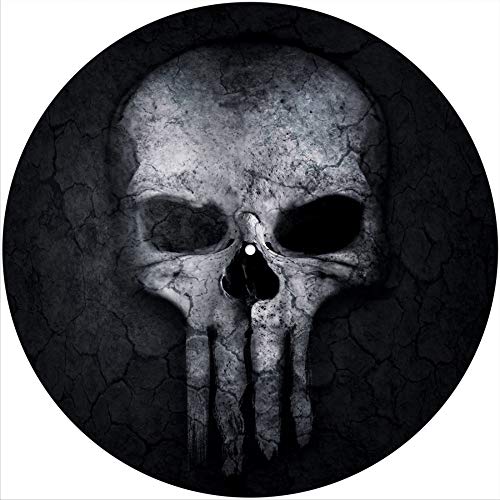 Slipmat Slip Mat Scratch Pad Filz für jeden 12" LP DJ Vinyl Plattenspieler Custom Graphical - skull von Generic
