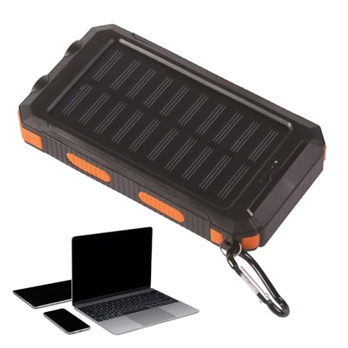 Solar angetriebener Akku - Kompakte Outdoor -Stromversuche, integrierter Heller Fackel | 20000mAh Wireless Quick Charge -Einheit mit LED -Licht USB -Kabel für Camping -Wandern Mobiltelefone Tablets Solar angetriebener Akku - Kompakte Outdoor -Stromversuche, integrierter Heller Fackel | 20000mAh Wireless Quick Charge -Einheit mit LED -Licht USB -Kabel für Camping -Wandern Mobiltelefone Tablets von Generic