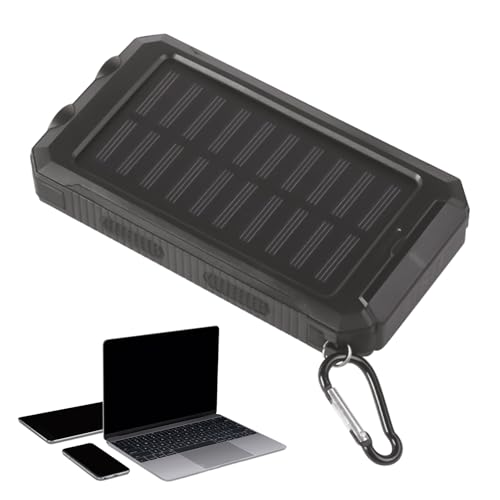 Solar angetriebenes Ladegerät - Tragbare kleine Power Bank, integrierte leistungsstarke Taschenlampe | 20000mah drahtloses Schnellladegerät mit Taschenlampenladekabel für Camping -Wanderwanderungstabl Solar angetriebenes Ladegerät - Tragbare kleine Power Bank, integrierte leistungsstarke Taschenlampe | 20000mah drahtloses Schnellladegerät mit Taschenlampenladekabel für Camping -Wanderwanderungstabl von Generic