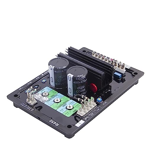 Spannungsregler AVR R450 Automatischer Spannungsregler AVR Generator Bürstenloser 3-Phasen-Stabilisator for Original-Diesel-Generator-Ersatzteil Spannungsregler AVR R450 Automatischer Spannungsregler AVR Generator Bürstenloser 3-Phasen-Stabilisator for Original-Diesel-Generator-Ersatzteil von Generic