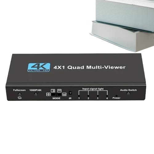 Splitscreen-Fernseher, TV-Adapter, 4-in-1-Digital-Multiprobenadapter, Sicherheitsüberwachung des Konferenzraums, Spielkonfiguration Splitscreen-Fernseher, TV-Adapter, 4-in-1-Digital-Multiprobenadapter, Sicherheitsüberwachung des Konferenzraums, Spielkonfiguration von Generic