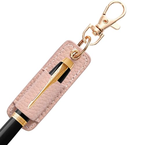 Stifthalter mit Schlüsselband - Leder Stifthalter Praktischer Stifthalter | Stifthalter Ausweishalter Briefbeschwerer mit Schlüsselanhänger Anti-Verlust-Design für Büro und Schule Krankenschwestern Stifthalter mit Schlüsselband - Leder Stifthalter Praktischer Stifthalter | Stifthalter Ausweishalter Briefbeschwerer mit Schlüsselanhänger Anti-Verlust-Design für Büro und Schule Krankenschwestern von Generic