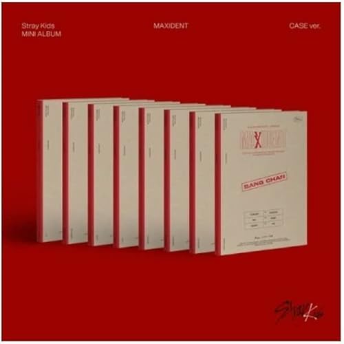 Stray Kids MAXIDENT 7th Mini Album Case Version 8 Version SET CD+1p Unit Mini Folding Poster On Pack+24p PhotoBook+Lyrics Paper+1p PhotoCard+Tracking Sealed von Generic