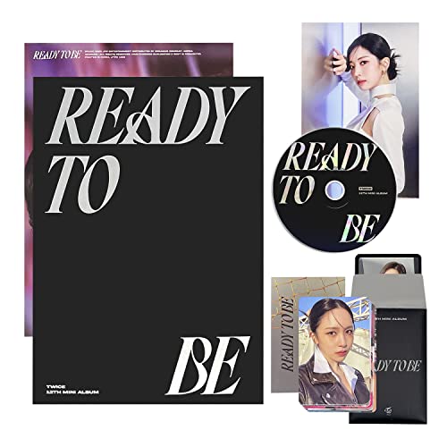 TWICE - 12th Mini Album [READY TO BE] (TO Ver.) Photobook + CD-R + Folded Poster + Postcard + Message Photocard + Photocard + Photocard Set + Poster + 1 PVC Card von Generic