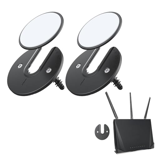 Tablet-Wandhalterung – Ablet-Ständerhalter, drehbarer Tablet-Halter für Küchenschränke | Router-Wandhalterungs-Set, um 90 Grad drehbare, Feste Tablet-Wandhalterung für WLAN-Router und E-Reader Tablet-Wandhalterung – Ablet-Ständerhalter, drehbarer Tablet-Halter für Küchenschränke | Router-Wandhalterungs-Set, um 90 Grad drehbare, Feste Tablet-Wandhalterung für WLAN-Router und E-Reader von Generic