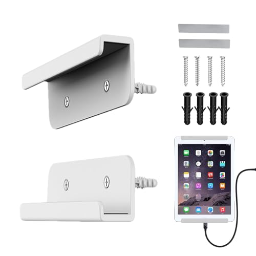 Tablet-Wandhalterung – Stabiler Wand-Tablet-Halter, verstellbare Tablet-Halterung | Schwarz-weiße Wandmontagelösung für Digitale Bilderrahmen und Geräte, robuster ABS-Tablet-Ständer Tablet-Wandhalterung – Stabiler Wand-Tablet-Halter, verstellbare Tablet-Halterung | Schwarz-weiße Wandmontagelösung für Digitale Bilderrahmen und Geräte, robuster ABS-Tablet-Ständer von Generic