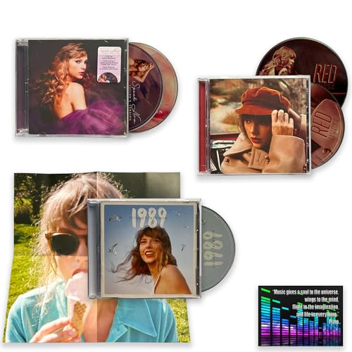 Taylor Swift CD Collection: Taylor's Versions (Red / Speak Now / 1989 Sky Blue) + Including Bonus Art Card + 1989 Mini-Poster von Generic