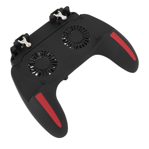 Telefon-Game-Controller, Powerbank mit Zwei Lüftern, Schnelle Wärmeableitung, Komfortabler Griff, Gamepad für Spielekonsole, Genaue Steuerung für PUBG Telefon-Game-Controller, Powerbank mit Zwei Lüftern, Schnelle Wärmeableitung, Komfortabler Griff, Gamepad für Spielekonsole, Genaue Steuerung für PUBG von Generic