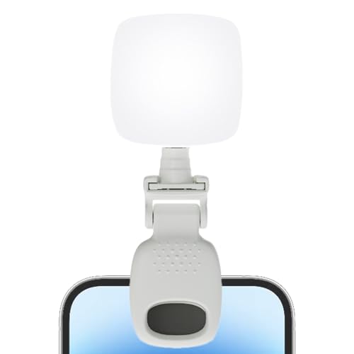 Telefon-Lichtclip, Licht für Videoaufnahmen | Kleines USB-Streaming-Licht Tragbares Selfie-Licht,Wiederaufladbare Desktop-Videoleuchte, Streaming-Zubehör für Verschiedene Szenen, Outdoor, Auto Telefon-Lichtclip, Licht für Videoaufnahmen | Kleines USB-Streaming-Licht Tragbares Selfie-Licht,Wiederaufladbare Desktop-Videoleuchte, Streaming-Zubehör für Verschiedene Szenen, Outdoor, Auto von Generic