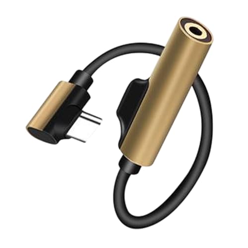 Telefonadapter für Kopfhöreranschluss, Adapter für Kopfhöreranschluss - Klinke für Typ C Adapter, Audio-Kabel von USB C auf 3,5 mm, Zubehör für Mobiltelefone zum Aufladen und l Telefonadapter für Kopfhöreranschluss, Adapter für Kopfhöreranschluss - Klinke für Typ C Adapter, Audio-Kabel von USB C auf 3,5 mm, Zubehör für Mobiltelefone zum Aufladen und l von Generic