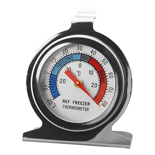 Temperaturmessgerät für Kühlschrank, Ofentemperaturmessgerät, Standkocher, stabiles Basis-Temperaturmesswerkzeug für Grill, Reisen, Zuhause von Generic