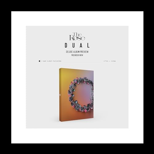The Rose Dual 2nd Album CD + Photobook + Photocard + Sticker Pack + Trackin Sealed Kim Woosung (Deluxe Box DAWN Version) von Generic