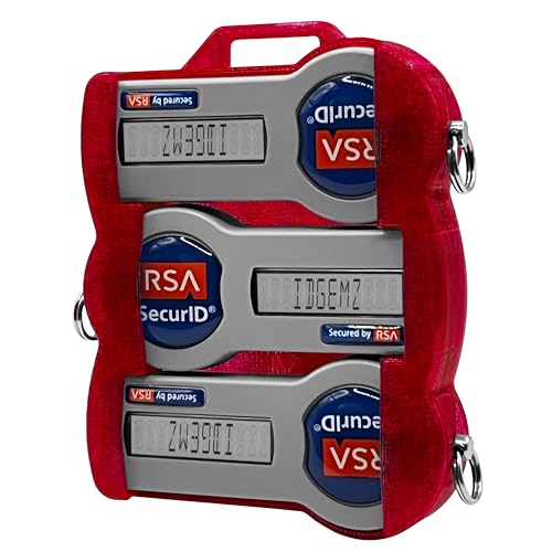Token-Halter für RSA SecurID (rubinrot, für 3 Token) von Generic