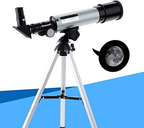 Tragbar für Kinder, 50-mm-Refraktor mit 40-Zoll-Stativ, ideal für Kinder, um den Weltraum, den Mond und die Sterne zu erkunden Tragbar für Kinder, 50-mm-Refraktor mit 40-Zoll-Stativ, ideal für Kinder, um den Weltraum, den Mond und die Sterne zu erkunden von Generic