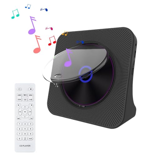 Tragbarer CDs-Player, wiederaufladbarer, tragbarer CDs, Musik-Player mit Fernbedienung, wandmontierter Desktop-CDs-Player, kompakter CD-Player für Autoreisen Tragbarer CDs-Player, wiederaufladbarer, tragbarer CDs, Musik-Player mit Fernbedienung, wandmontierter Desktop-CDs-Player, kompakter CD-Player für Autoreisen von Generic