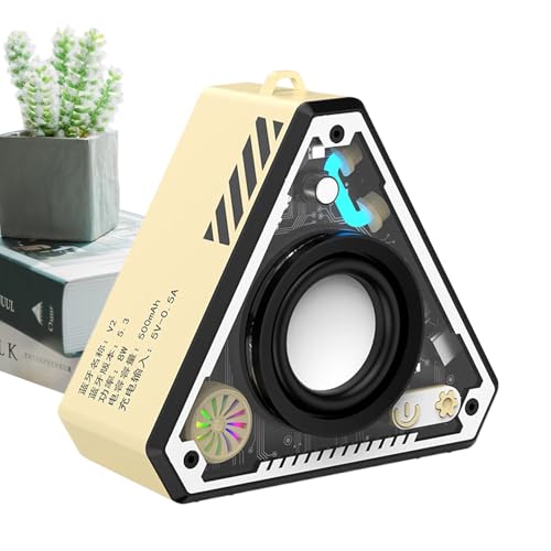 Tragbarer Lautsprecher, kabelloser PC-Lautsprecher für den Schreibtisch, leistungsstarker Stereo-Lautsprecher mit Bass, für Schreibtisch, Pool, Terrasse, Klassenzimmer und Veranstaltungen von Generic