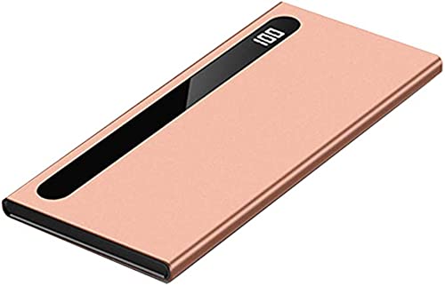 Tragbares Ladegerät, 100.000 mAh, Powerbank, externer Akku mit hoher Kapazität, tragbares, ultrahohes digitales LED-Display, leistungsstarkes externes USB-Ladegerät (4 Stück), Blau, Schnelll von Generic