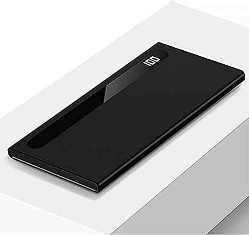 Tragbares Ladegerät, Powerbank, 2,1 A, Schnellladung, 100.000 mAh, externes Akku-Ladegerät für Telefon, 2 USB-Ausgänge, LED-Display, kompatibel mit 99 % des Marktes von di von Generic