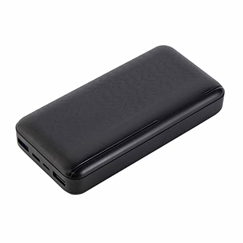 Tragbares Ladegerät 20000mAh Pack Tragbares Ladegerät USB C Slim Typ C Akku Bank Ausgang mit Tablets und mehr (Schwarz) von Generic