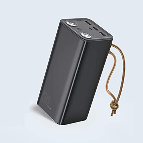 Tragbares Ladegerät Power Bank 50000Mah Große Kapazität 25W Schnelllade-Powerbank Externes Batterieladegerät Ersatzbatterie Telefon Zusatzbatterie, Schwarz, Schwarz Tragbares Ladegerät Power Bank 50000Mah Große Kapazität 25W Schnelllade-Powerbank Externes Batterieladegerät Ersatzbatterie Telefon Zusatzbatterie, Schwarz, Schwarz von Generic
