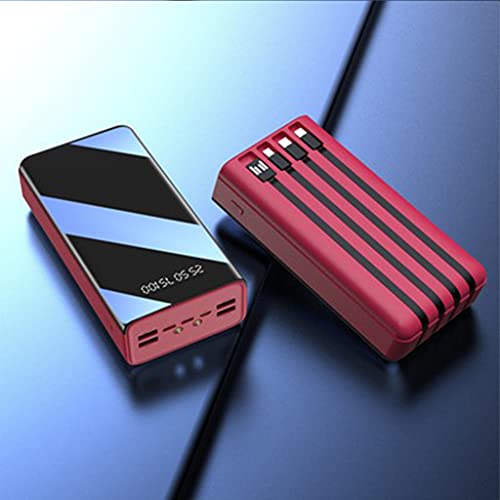 Tragbares Ladegerät Power Bank Schnelllade-externer Akkupack Power Bank mit großer Kapazität/eigene Linie kreative Digitalanzeige Schnelllade-Mobilstromversorgung/tragbare USB-Lade-Powerbank von Generic