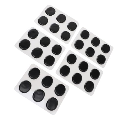 Trommelgelkissen, Trommel Silber 30 -PCs Reduzieren Vibrationen für Trommeln -cimbalen (BLACK) von Generic