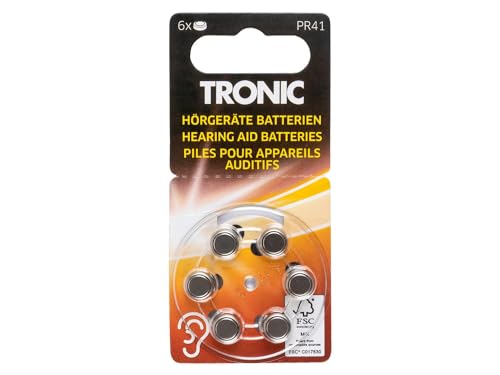 Tronic Hörgeräte Batterien PR41-6Stück x (20) von Generic
