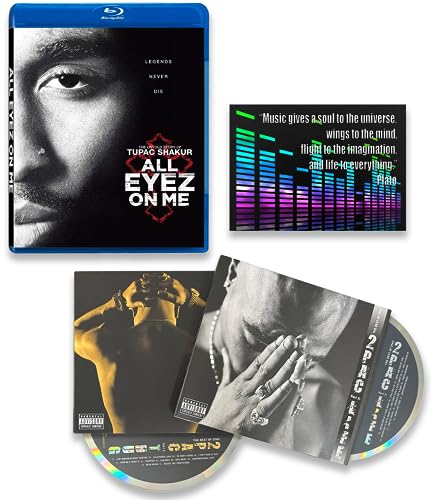 Tupac Shakur Bluray + CD Collection: All Eyez On Me Bluray / Thug + Life Albums / + Including Bonus Art Card von Generic
