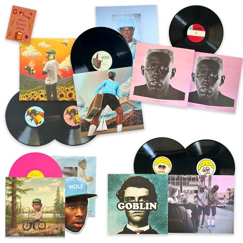 Tyler The Creator "The Almost Complete" Vinyl Collection: "Goblin" / "Wolf" / "Flower Boy" / "Igor" / "Call Me If You Get Lost" / + Including Bonus Art Card von Generic