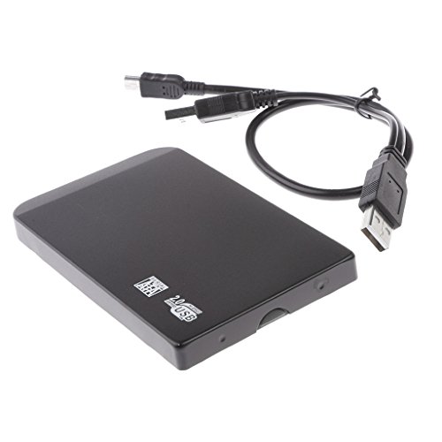 USB 2.0 SATA Extern 2.5 "SSD HDD Festplatte Gehäuse Laptop Plattengehäuse - Schwarz von Generic