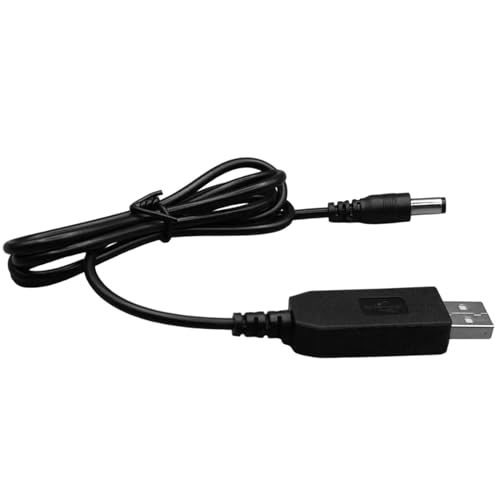 USB Bis 9V -Adapterkabel - Spannungs -Startkabel Um Konvertieren Von 5 V Auf 9V 12V | DC -Stromkabel Mit Jackanschluss, Männlicher Steckeradapter Für Tischventilator, Mini -Klavier, Schreibtischlampe, von Generic