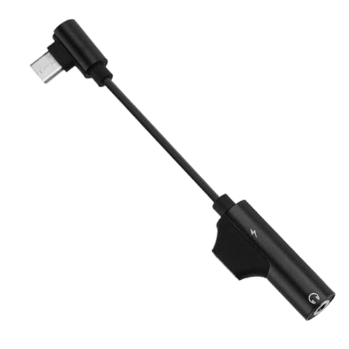 USB C -Adapter - Kopfhörer -Jackkonverter, Lade -Audio -Dongle | 2-in-1-Typ C bis 3,5 mm Adapter, Mobiltelefon-Audio-Splitter, Dongle mit Lade-Szenario von Generic