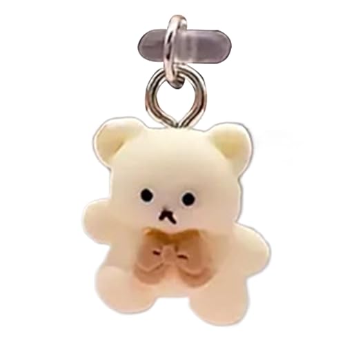 USB C Dust Plug - Type C Dust Plug | Phone Dust Plug | Cute Cartoon Bear Type C Plug Cover | Mobile Phone Port Protector | Dust Plug Charm | Dust Proof Plug | Dust Proof Plugs Pendants For Adults von Generic