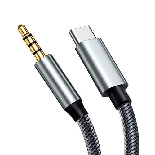 USB C auf 3.5mm Klinke Adapter, USB C auf Aux Adapter Audio Dongle Kabel Kabel, Typ C auf 3.5mm Aux Adapter Kompatibel mit Samsung Galaxy S22/S21/S20, Google Pixel 2/3/XL (3.28FT) von Generic
