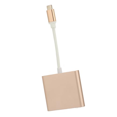 USB C -zu -HD Adapter, Aluminiumlegierung mit Stabilem Kompaktem Stabilem Multi Fat Adapter für Tabletten für Tablets Tabletten (Roségold) von Generic
