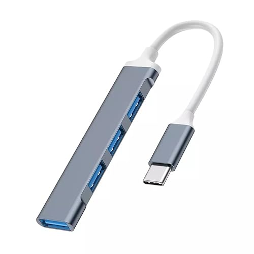 USB Hub Multiport USB 4 in 1 USB Adapter mit 1 USB 3.0 & 3 USB 2.0 Mini USB Hub für PC, Laptop, MacBook Pro/Air M1, iPad Pro/Air M1, Windows, Switch, Chromecast, Dell, Handy und mehr von Generic