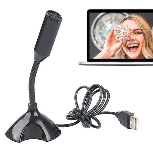 USB Mikrofon, Mikrofon für Podcast und Streaming, Studiogerät mit Ständer und Audiofilter für KTV, Sprachaufnahme, Metall und ABS mit Desktop Laptop USB Mikrofon, Mikrofon für Podcast und Streaming, Studiogerät mit Ständer und Audiofilter für KTV, Sprachaufnahme, Metall und ABS mit Desktop Laptop von Generic