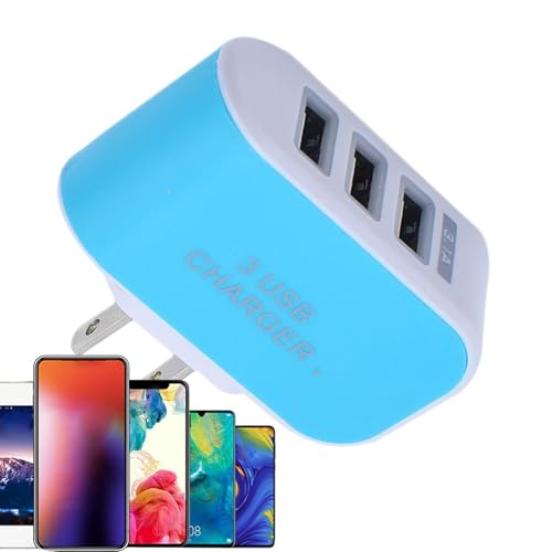 USB Multiport Charger,3 Ports Glowing USB Charging Block Multiple Ports | Glowing Intelligent USB Plug For Smartphone, Home USB Multiport Charger,3 Ports Glowing USB Charging Block Multiple Ports | Glowing Intelligent USB Plug For Smartphone, Home von Generic
