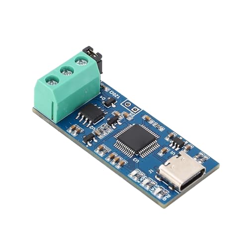 USB-zu-CAN-Modulkonverter, STM32G4 170 MHz, Unterstützung für CAN2.0A CAN2.0B CAN-FD-Protokoll, mit LED-Anzeige, 5-V-Typ-C-Netzteil, Kompaktes Design, für CAN-Bus-Analyse von Generic