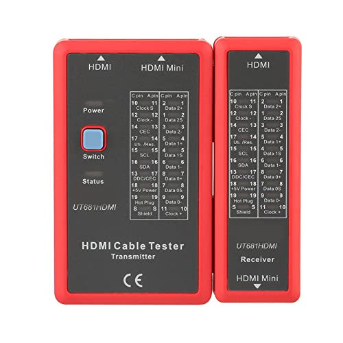 UT681HDMI Professional HDMI -Mini -HDMI -Kabel -Kabel -Tester Fast Scan Full Display -Modus für HDMI 1,2V 1,3V 1,4 V 2,0 V -Kabel mit 20 LED -Statusanzeige automatische UT681HDMI Professional HDMI -Mini -HDMI -Kabel -Kabel -Tester Fast Scan Full Display -Modus für HDMI 1,2V 1,3V 1,4 V 2,0 V -Kabel mit 20 LED -Statusanzeige automatische von Generic