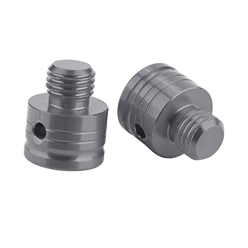 Universal Motorcycle Rückspiegelspiegel-Gewindeschrauben Adapter Hochdichte Aluminiumlegierung CNC-Gravur Direkter Ersatz Einfacher Installation Uni (Ti Farbe) von Generic