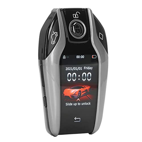 Universeller TK800+ LCD -Touchscreme Smart Key Remote Keschlartloser Eintrag für Alle Startstop -Engine -Taste -Modelle (Silber) von Generic