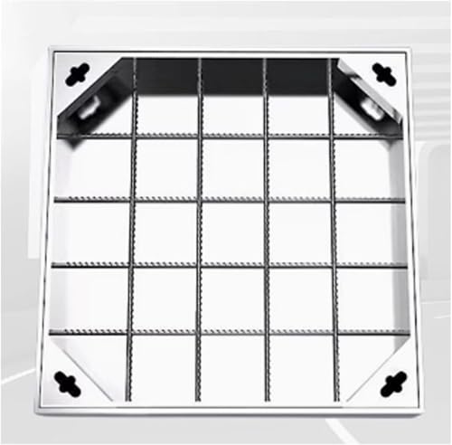 Unsichtbarer Schachtdeckel und Rahmen aus Edelstahl, 30 34 36 38 40 Zoll großer, versenkter Deckel for Abwasserbecken im Außenbereich, robuste Klärgrubenabdeckungen, Dekoration for Hof, Auffahrt, Gehw Unsichtbarer Schachtdeckel und Rahmen aus Edelstahl, 30 34 36 38 40 Zoll großer, versenkter Deckel for Abwasserbecken im Außenbereich, robuste Klärgrubenabdeckungen, Dekoration for Hof, Auffahrt, Gehw von Generic