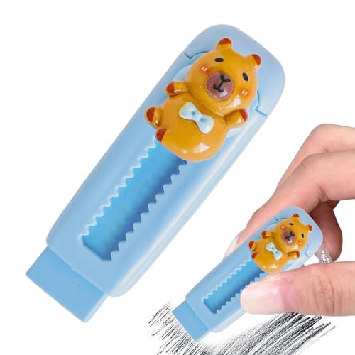 Verschiebbare einziehbare Radiergummis, Capybara Niedlicher einziehbarer Push-Pull-Radiergummi | Gleitradierer | Push-Pull-Weichgummi zum Zeichnen und Malen, verschiebbare, einziehbare Radiergummis fü Verschiebbare einziehbare Radiergummis, Capybara Niedlicher einziehbarer Push-Pull-Radiergummi | Gleitradierer | Push-Pull-Weichgummi zum Zeichnen und Malen, verschiebbare, einziehbare Radiergummis fü von Generic