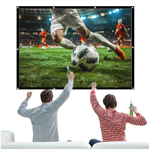 Verstellbare Outdoor-Filmleinwand, tragbare Polyester-Projektor-Leinwand – wetterfeste Projektor-Film-Leinwände für Smartphones, Heimprojektoren, kommerzielle Projektoren, Tablets Verstellbare Outdoor-Filmleinwand, tragbare Polyester-Projektor-Leinwand – wetterfeste Projektor-Film-Leinwände für Smartphones, Heimprojektoren, kommerzielle Projektoren, Tablets von Generic